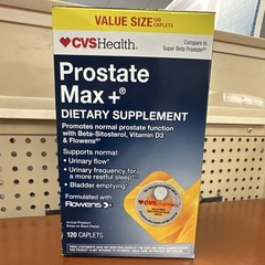CVS Health Prostate Max+ Prostate & Urinary Support Caplets 120ct Exp 10/26