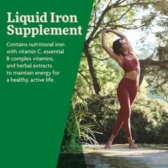 Iron & Herbs Liquid Herbal Supplement for Energy – 8.5 fl oz – Formula