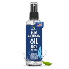 Pure Magnesium Oil Spray 12oz – Topical 12 Fl Oz (Pack of 1), Clear