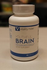 Vitality Now Youthful Brain Memory & Brain Health Supplement 60 Tab. 09/26 NEW ^