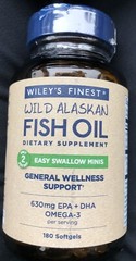 wiley’s finest wild alaskan fish oil 60 soft gels