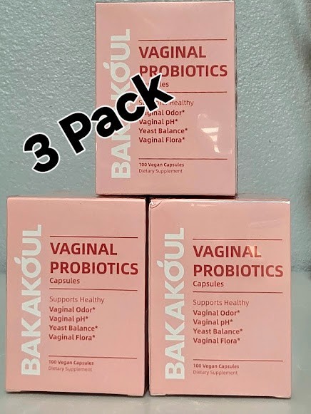3 PACK Vaginal Probiotic with Prebiotics & Lactobacillus Probiotic Blend pH
