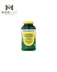 Spring Valley Turmeric Curcumin with Ginger 500 mg Vegetarian Capsules 250 Count
