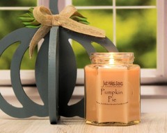 Pumpkin Pie Scented Blended Soy Candle by Just Makes Scents (8 oz) One Candle