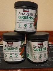 3x Force Factor Smarter Greens daily wellness powder 10.2 oz each MAY 2026
