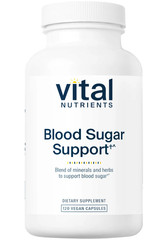 Vital Nutrients, Blood Sugar Support, 120 Vegan Capsules Exp: 07/2028 FREE SHIP