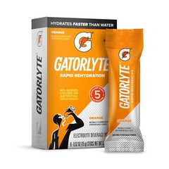 Gatorlyte Powder Orange, 16.9oz (Pack of 6) 0.53 Ounce