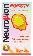 Neurobion Energy w/ Amino Acids, B Vitamins and Zinc, 60 Capsules, Exp. 09/ 2026