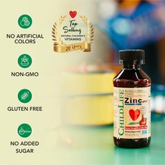 ChildLife Essentials Liquid Zinc Plus for Kids & Toddler – Liquid Supplement …