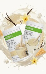Herbalife Vanilla Protein Drink Mix & French Vanilla F1 Set – Premium Duo