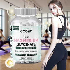 Organics Ocean Pure Magnesium Glycinate with Zinc – Maximum Strength Chelated