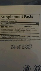 Lot Of 4 BCP 157 1000mcg Dietary Supplement 60 Caps Exp 2/27