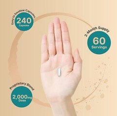 NatureBell Hyaluronic Acid Supplements 2000*mg | 240* 240 Count (Pack of 1)