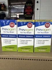 (3) Prevagen Regular Strength Dietary Supplement Capsules 60ct Per 180 Total