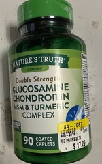 Nature’s Truth Double Strength Glucosamine Chondroitin 90 caplets Expires 06/26