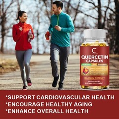 Quercetin with Bromelain & Zinc 1000mg per Serving, 120 Vegetarian Capsules