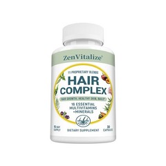 Hair Complex Supplement Increased Body Defenses Supports Skin Nails Cell Health