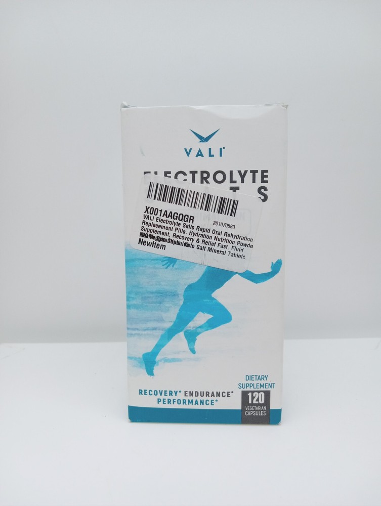 VALI Electrolyte Salts 120 vcaps **NEW SEALED** Exp 8/2026