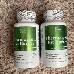 DR VITAMIN SOLUTIONS Thermogenic Fat Burner Brazilian Lean, Weight Loss 60 Pills