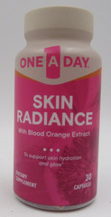 One A Day Skin Radiance with Blood Orange Extract 30ct EXP 05/26 NEW SEALED