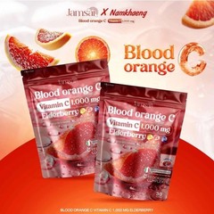 3 x 30 sachet Jamsai Blood Orange Vitamin C 1.000 mg. Elderberry Natural Supp