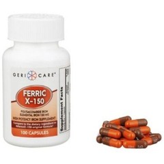 MCK Mineral Supplement Geri-Care® Iron 150 mg Strength Capsule 100 per Bottle1BT