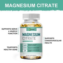 Magnesium citrate helps with bone health digestion and cardiovascular health