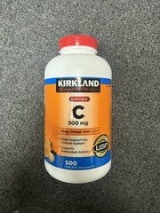 Kirkland Signature Vitamin C 500mg Chewable Tablets – 500 Count