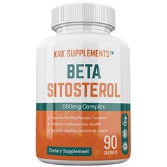 3 Bottle Beta Sitosterol 800mg Prostate Support Urinary Bladder KRK Supplements.