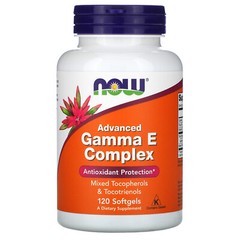 Now Foods Gamma E Complex Advanced 120 Softgels GMP Quality Assured