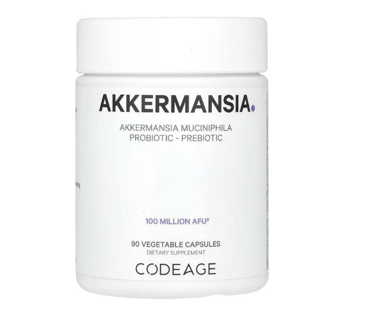 Codeage, Akkermansia Muciniphila, 90 Vegetable Capsules, Prebiotic Probiotic
