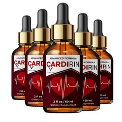 (5 Pack) Cardirin Blood Support Drops Cardi Rin Vitamin Supplement 300ml