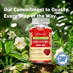 Ultrapremium Cholesterol 3600 Mg Maintaining Healthy Heart 30-120 Softgels US