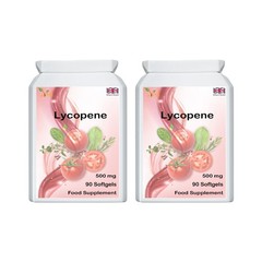 Ved Lycopene 500 Mg 90 Softgel 6 Month Supply.Pack Of 2