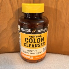 Mason Natural Herbal Colon Cleanser Improved Digestive Health 100 Capsules 2027