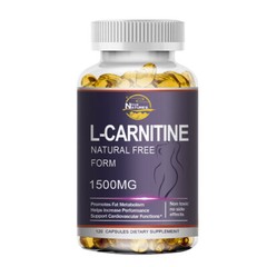 Acetyl-L-Carnitine 1500mg 120 Capsules Nervous System Health Antioxidant NON-GMO