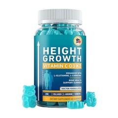 Height Growth Gummies For Kids Teens 60ct Vitamins Supplements