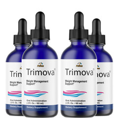 Trimova – Amino Diet Drops- Keto & Weight Support- 4 Bottles- 240ml (2fl oz)