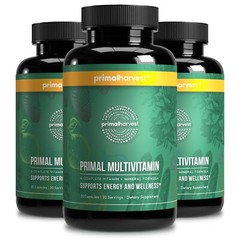 Primal Harvest Health Multivitamin – Minerals – Energy Immune Brain Heart Primal