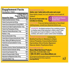 Nature Made Prenatal Multivitamin with Folic Acid 90ct – 1 Pack – New 03/2027