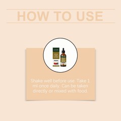 LUMVELLE Wild Harvested Wormwood Herbal Liquid Botanical Supplement Drops 60ML