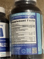 LOT OF 4 BB COMPANY (2) PREVITALIZE & (2) PROVITALIZE 60 CAPSULES EACH 5/27