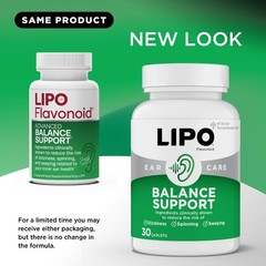 Lipo-Flavonoid for Vertigo & Dizziness Relief, 30 Count (Pack of 1), No Color