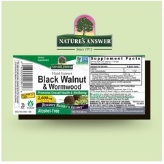 Nature’s Answer 2000mg Black Walnut Wormwood Complex –