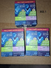 Mommy’s Bliss Gripe Water Day + Night Combo Pack – EX 1/2026 – Lot of 3 Sealed