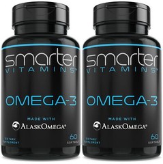 2 Pack Smarter Omega 3 Fish Oil Berry Flavor Burpless Tasteless 2000mg Potent…