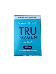 Tru Niagen 300mg 30 Capsules Dietary Supplement | Clinically Proven NAD+ Booster
