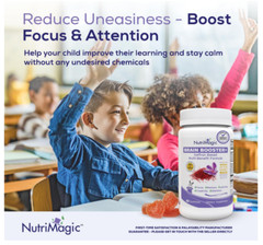 Brain Booster+ 30mg Pure Saffron Extract Gummies & Multivitamin D3, B6, B12, Zin