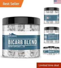 Pure Bicarb Blend 200 Capsules – Unflavored & No Additives for Wellness Support