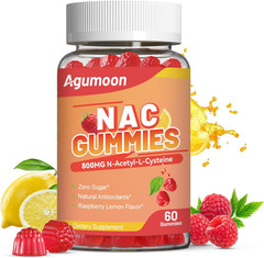 NAC Gummies 800mg for Adults & 400mg for Kids, NAC Supplement N-Acetyl Cysteine,